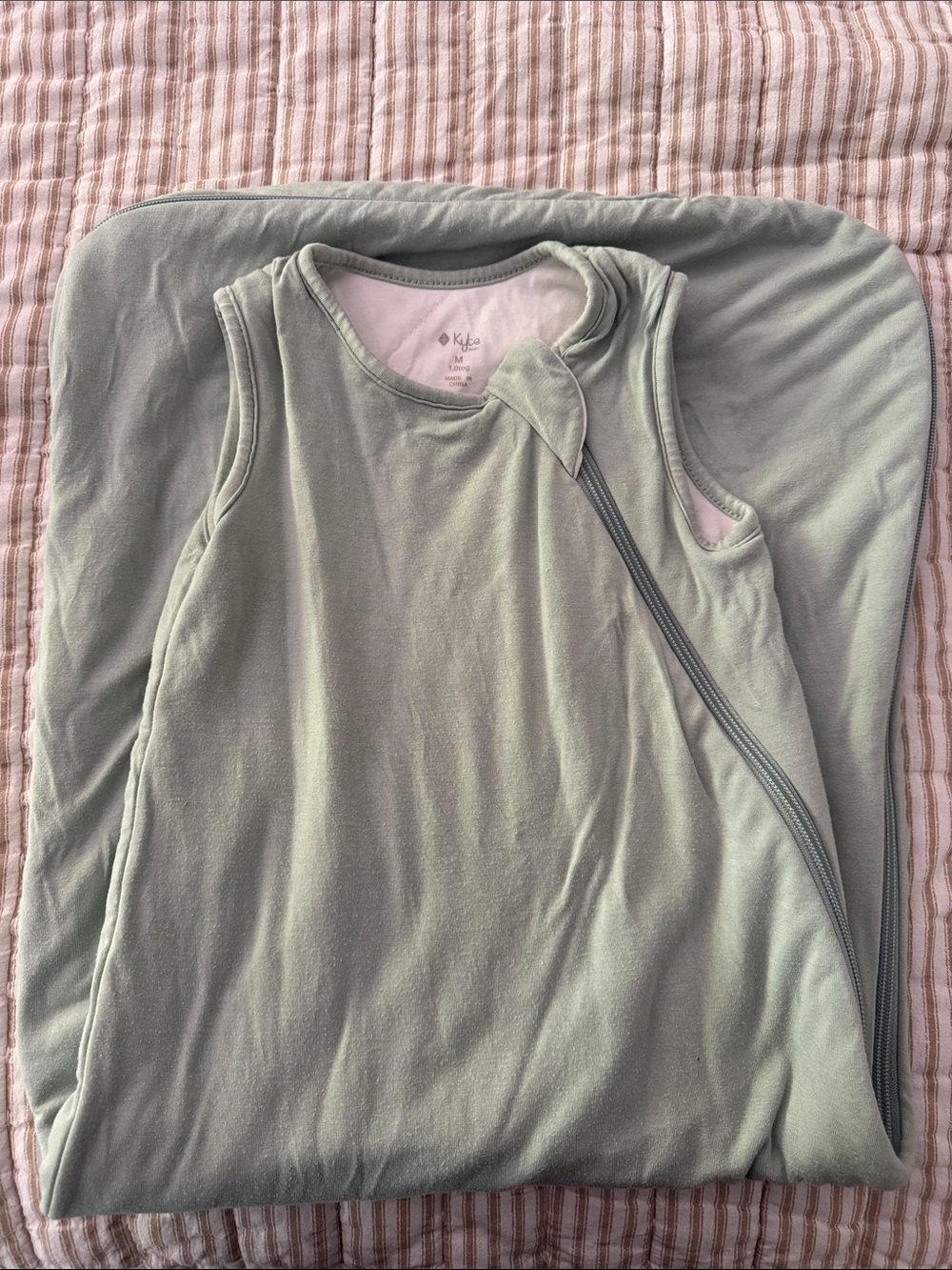 Kyte BABY Sage Green Sleeveless Sleep Sack